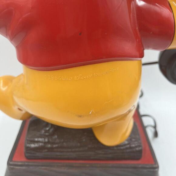 Vintage WINNIE THE POOH Landline Telephone Collectible Antique Disney 1964 - Picture 6 of 12